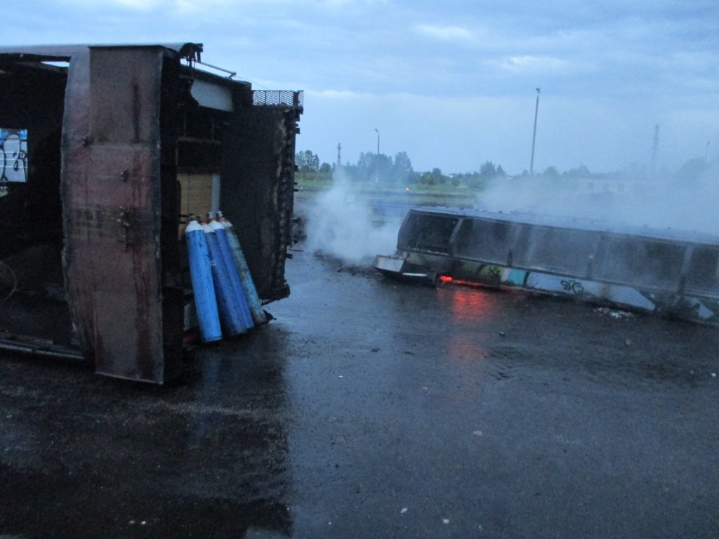 pożar wagonu Towarowa (1)